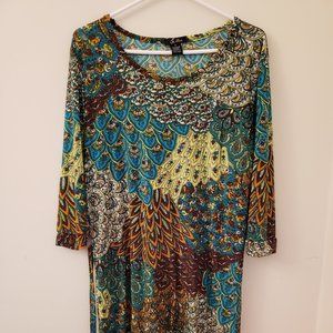 Peacock Dress